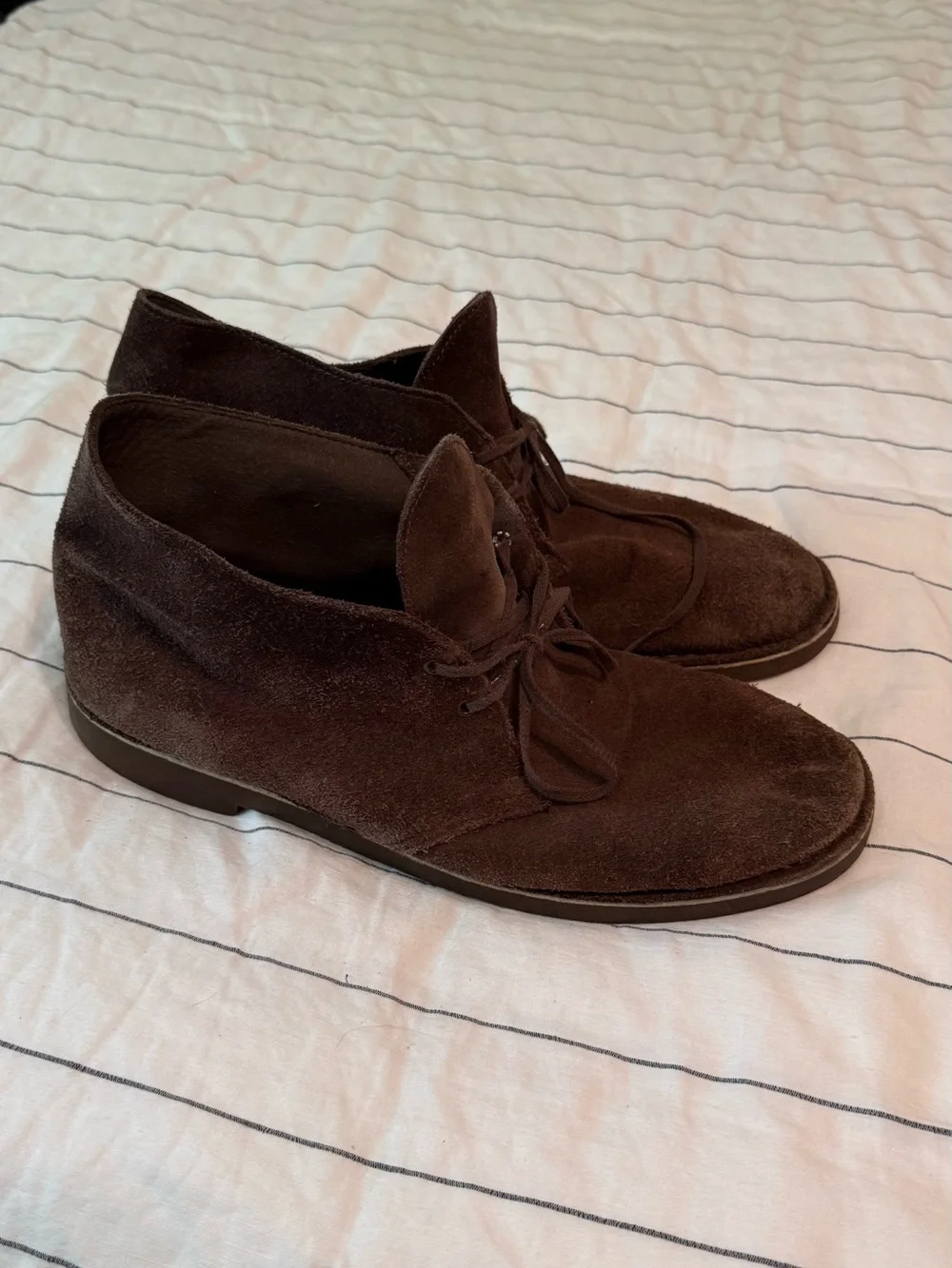 Clarks Dark Brown Suede Chukka Boots